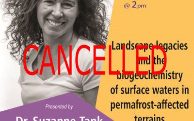 Cancelled: Guest Lecture: Dr. Suzanne Tank, Friday March 13th @2pm, Wilfrid Laurier University — Paul Martin Centre